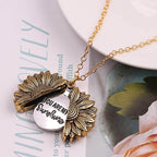 Jij bent mijn zonneschijn zonnebloem ketting