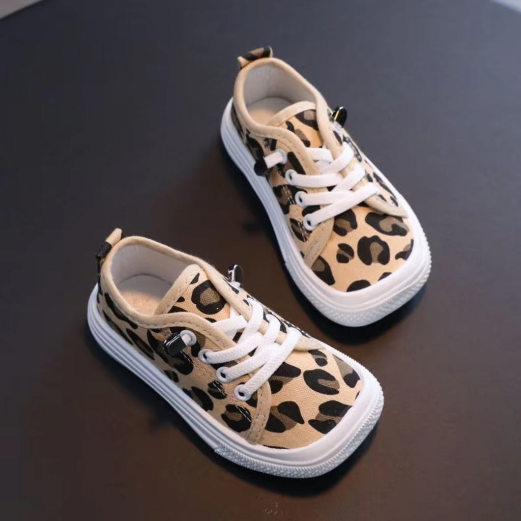 Kinder sneakers met panterprint