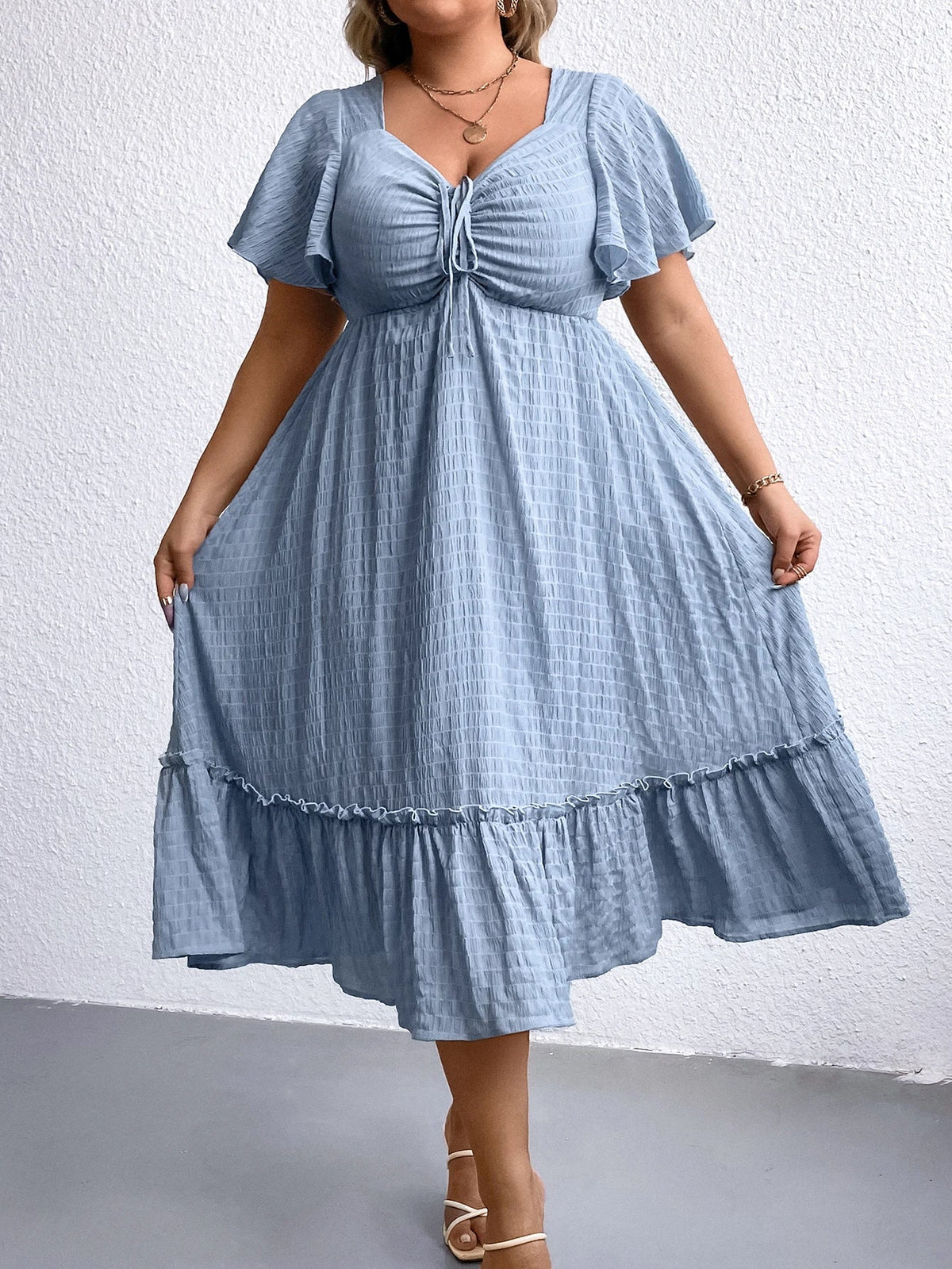 Zandra plus-size zomerjurk
