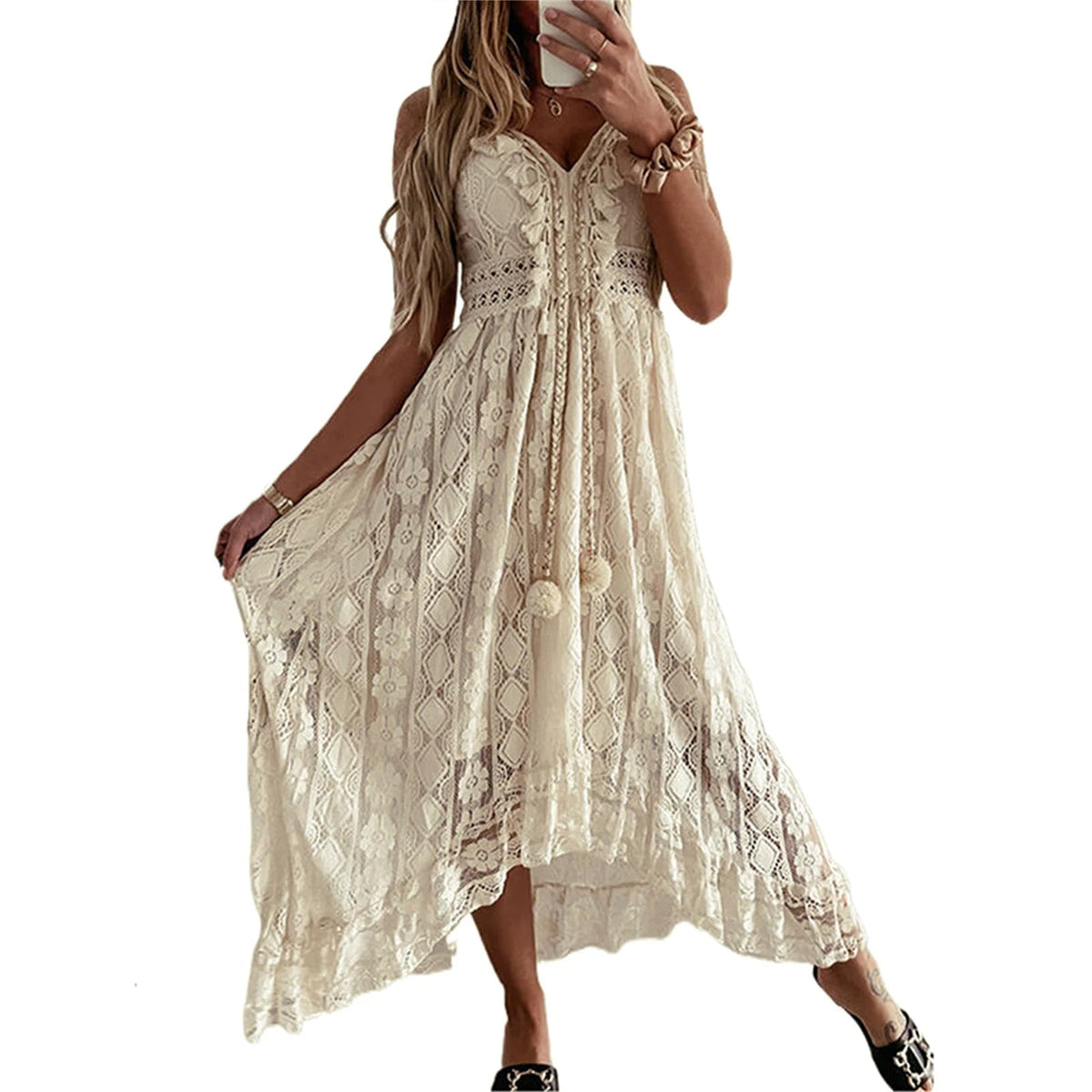 Esmiralda maxi-jurk
