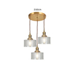 Kristallen vintage hanglamp