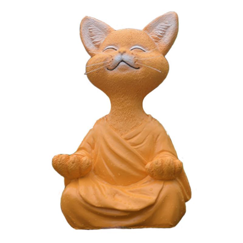 Boeddha-kattenbeeldje
