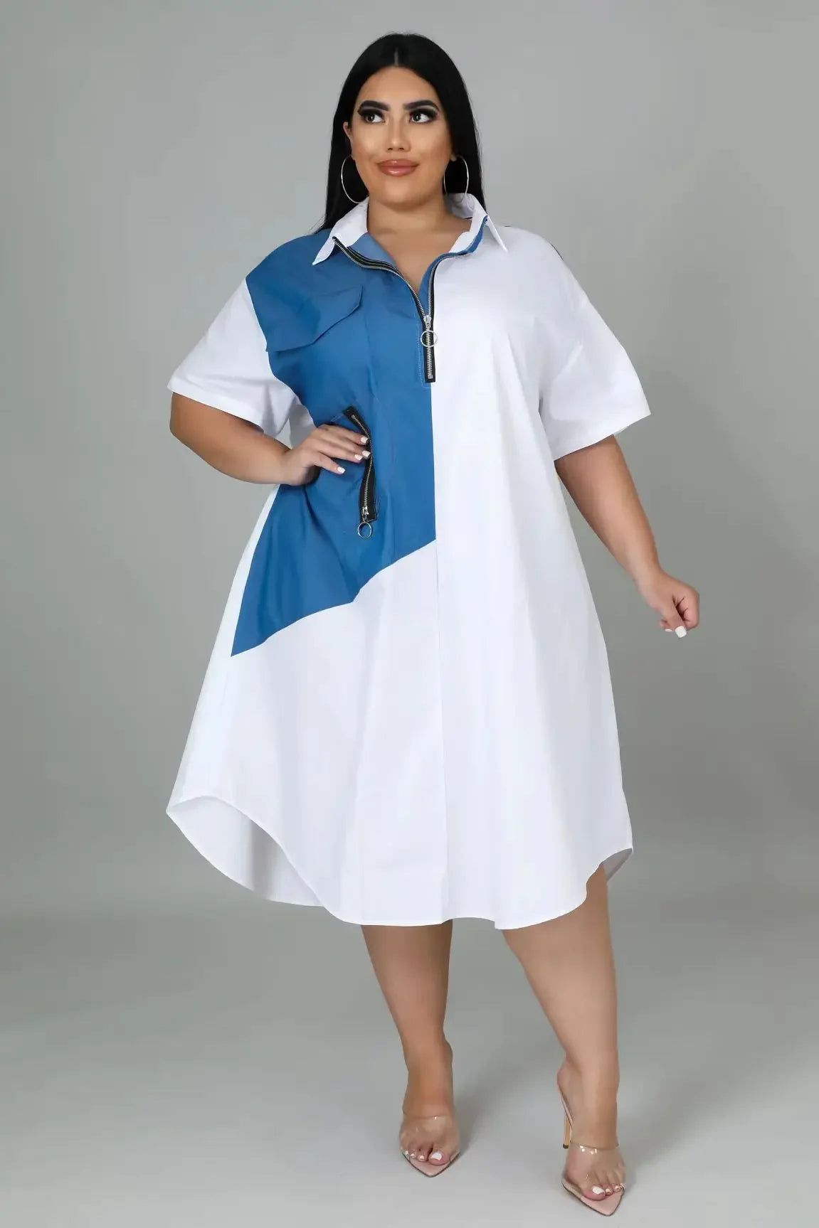 Lalaine plus-size jurk