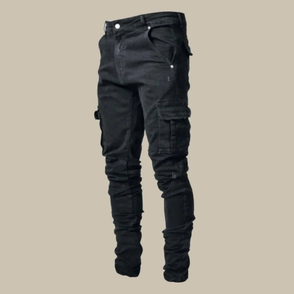 Stretch cargo jeans voor heren