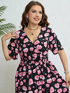 Meredith plus-size jurk