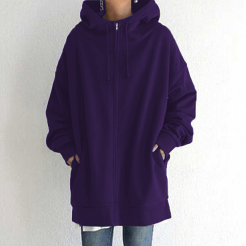 Damesvest met capuchon