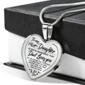 Hart dedication ketting – materiaal: Alloy — afbeelding 1