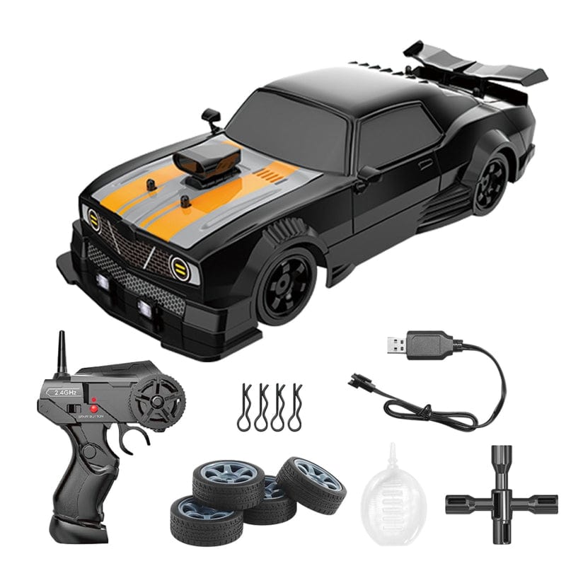 Afstandsbediend rc-driftauto met vierwielaandrijving — afbeelding 4