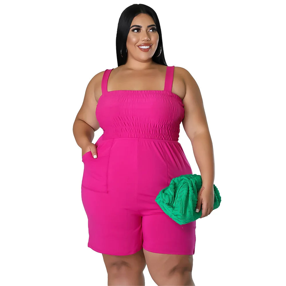Lonneke plus size playsuit
