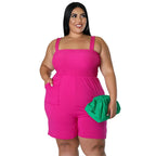 Lonneke plus size playsuit