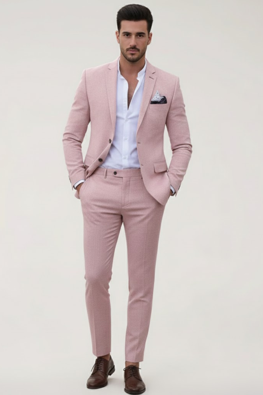 Ireneus | Slim-fit herenpak met taps toelopende broek