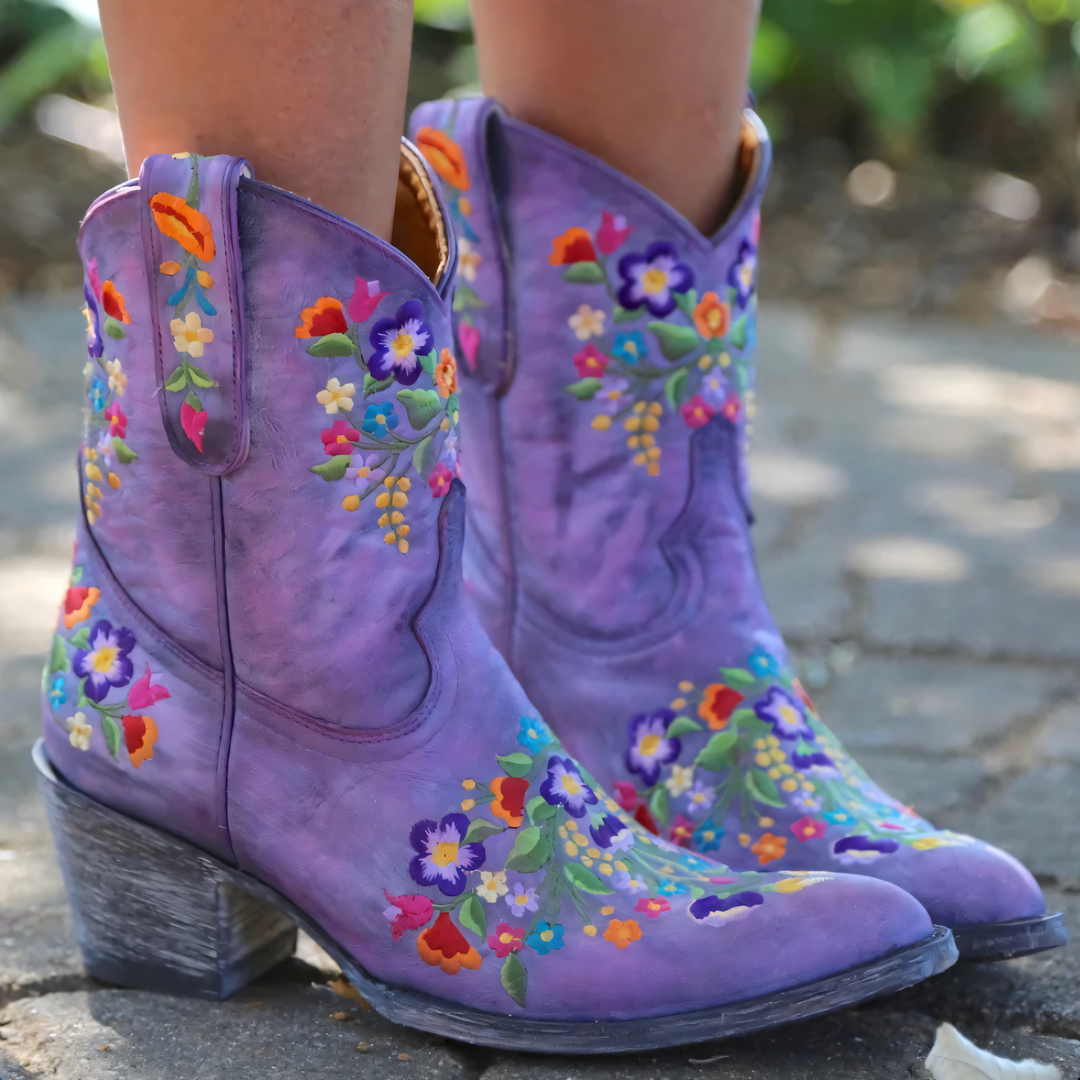 Weerbestendige vintage cowgirl laarzen — afbeelding 23