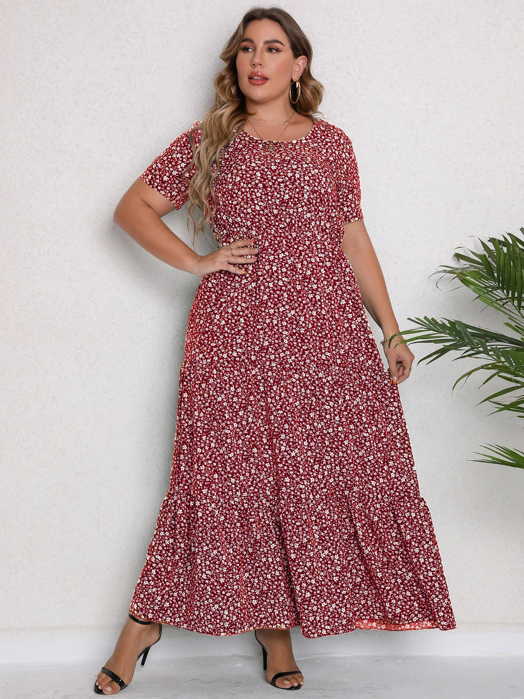 Stella plus-size maxi-jurk