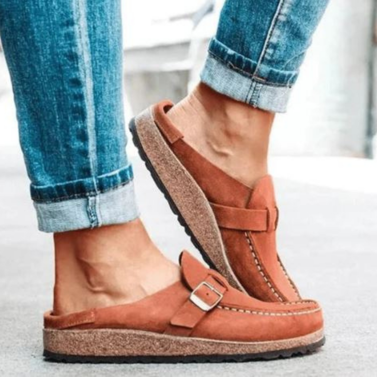 Comfort-Clogs in retro-stijl