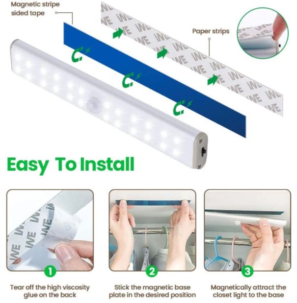 Bewegingssensorlamp Always Light – Liva
