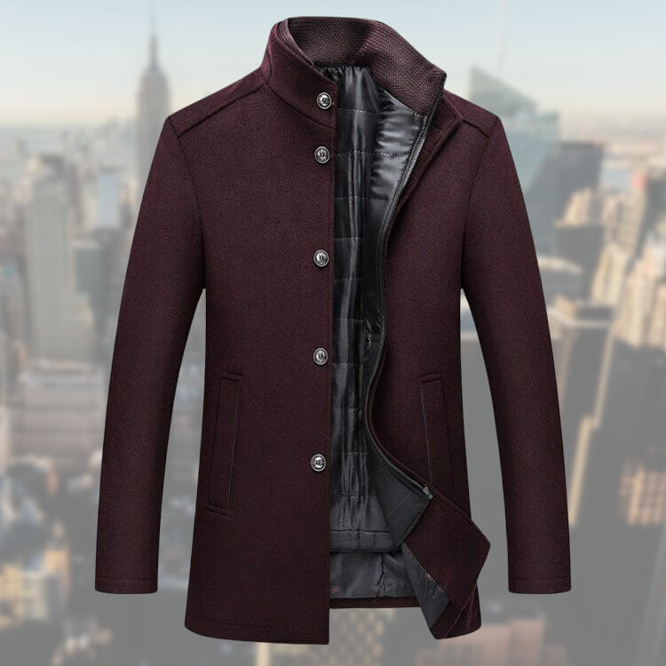 Herenjas met afneembaar vest