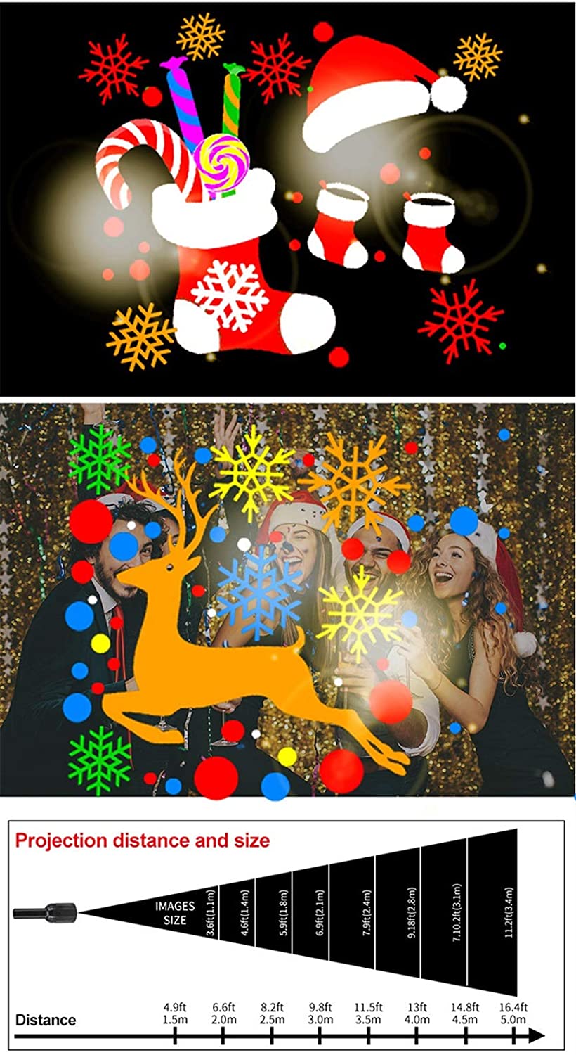 Kerstlaserprojector