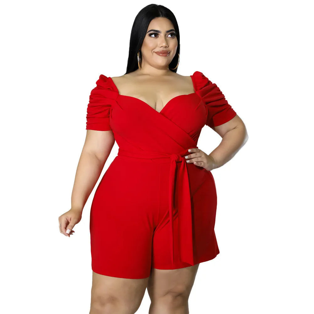 Merel plus size playsuit
