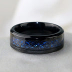 Blauwe saffier ring