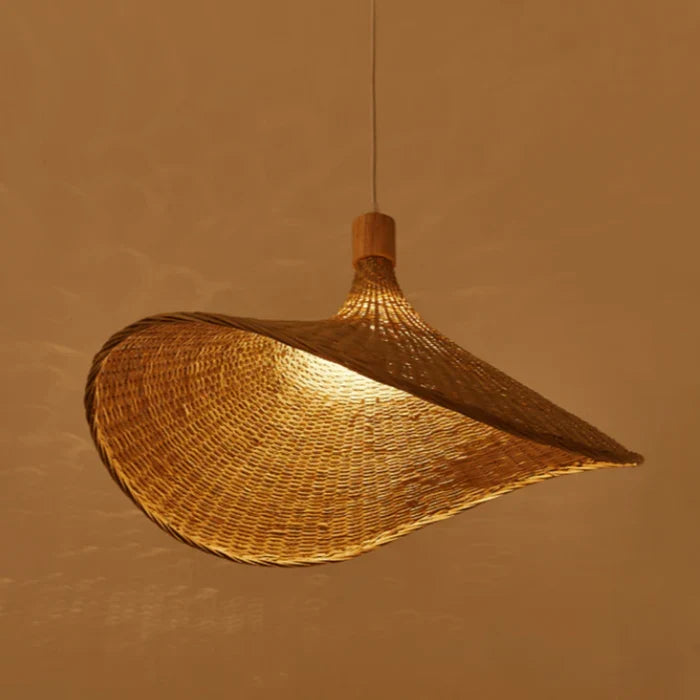 Rieten hanglamp