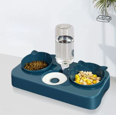 Voerbak voor huisdieren, 3-in-1
