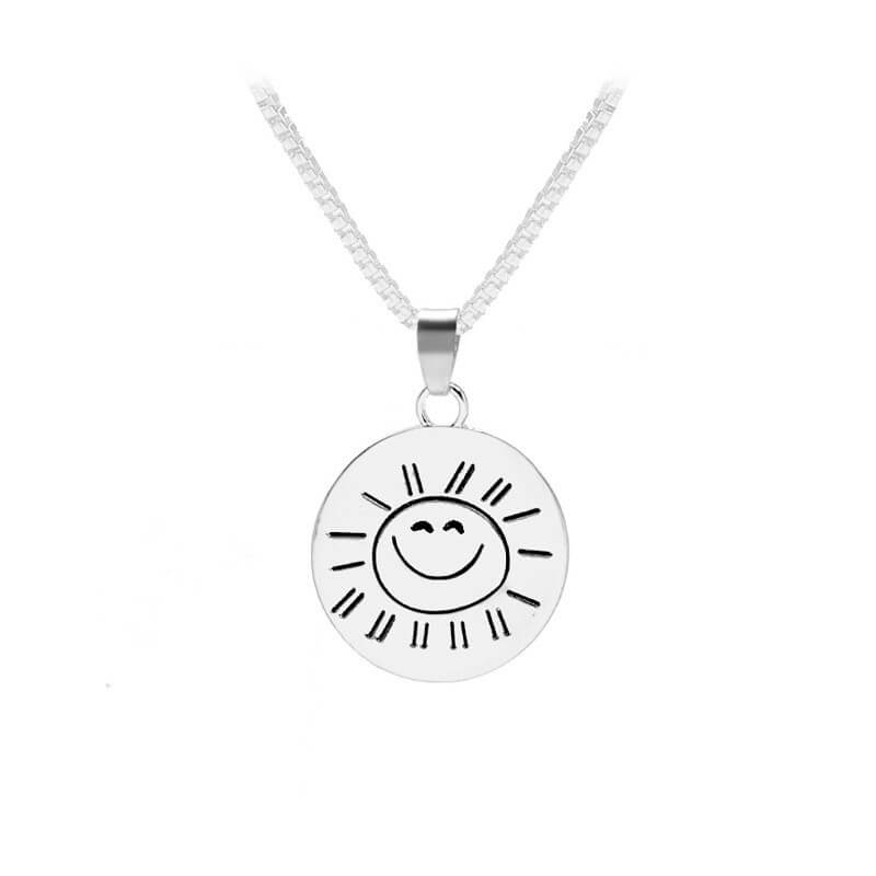 Jij bent mijn sunshine zilver ketting