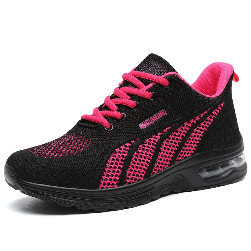 Ergonomische sneaker met dempende hak voor dames