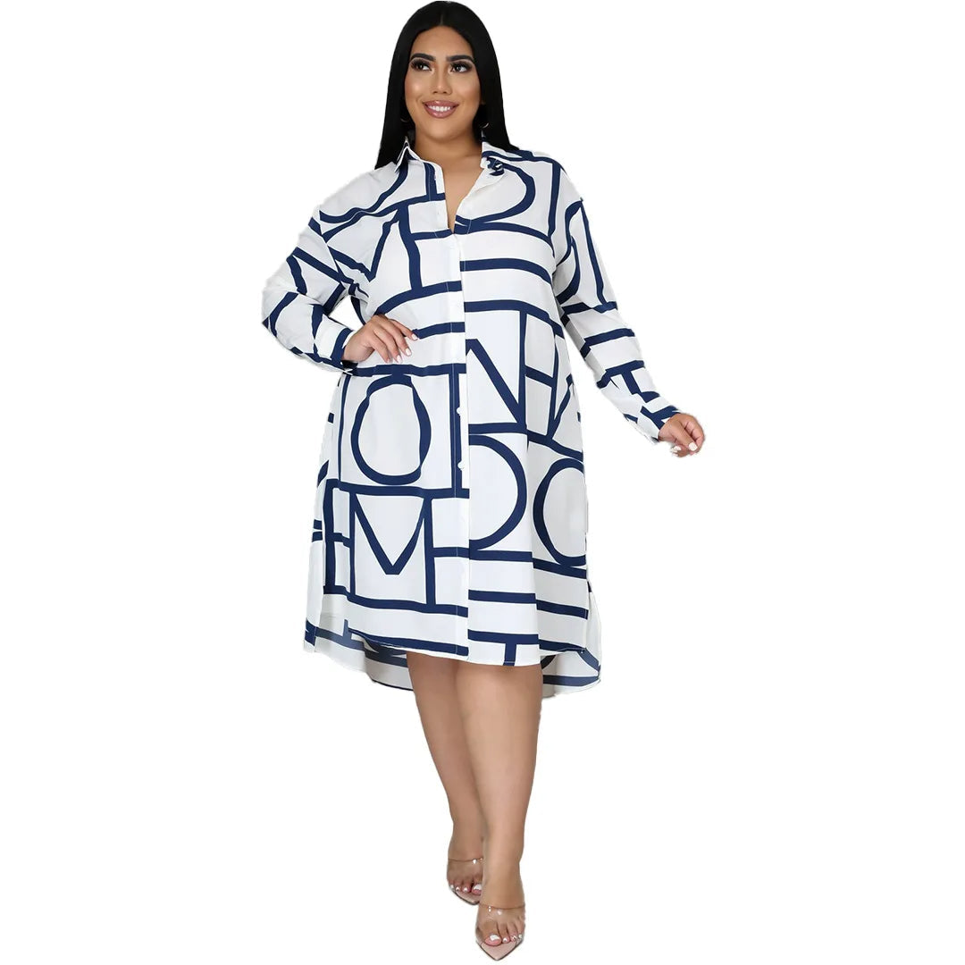Georgia plus-size jurk