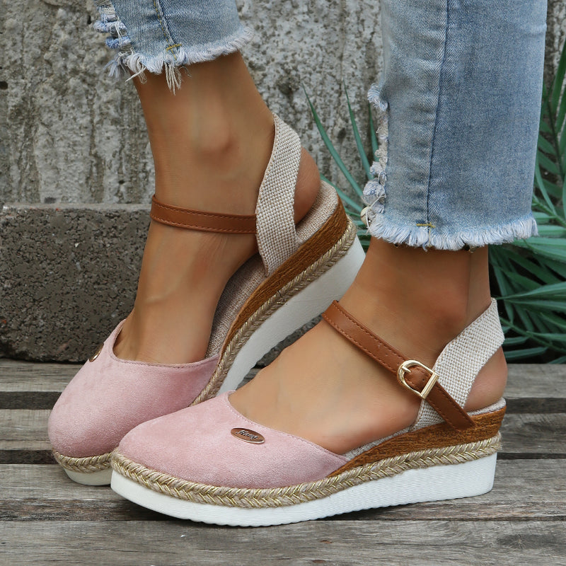 Modieuze bruine espadrilles