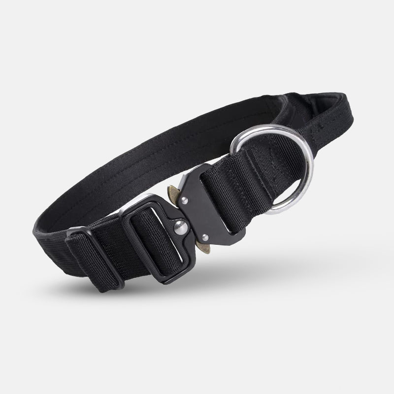 Tactische hondenhalsband met handvat