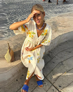 Oversized V-hals zomerkleed
