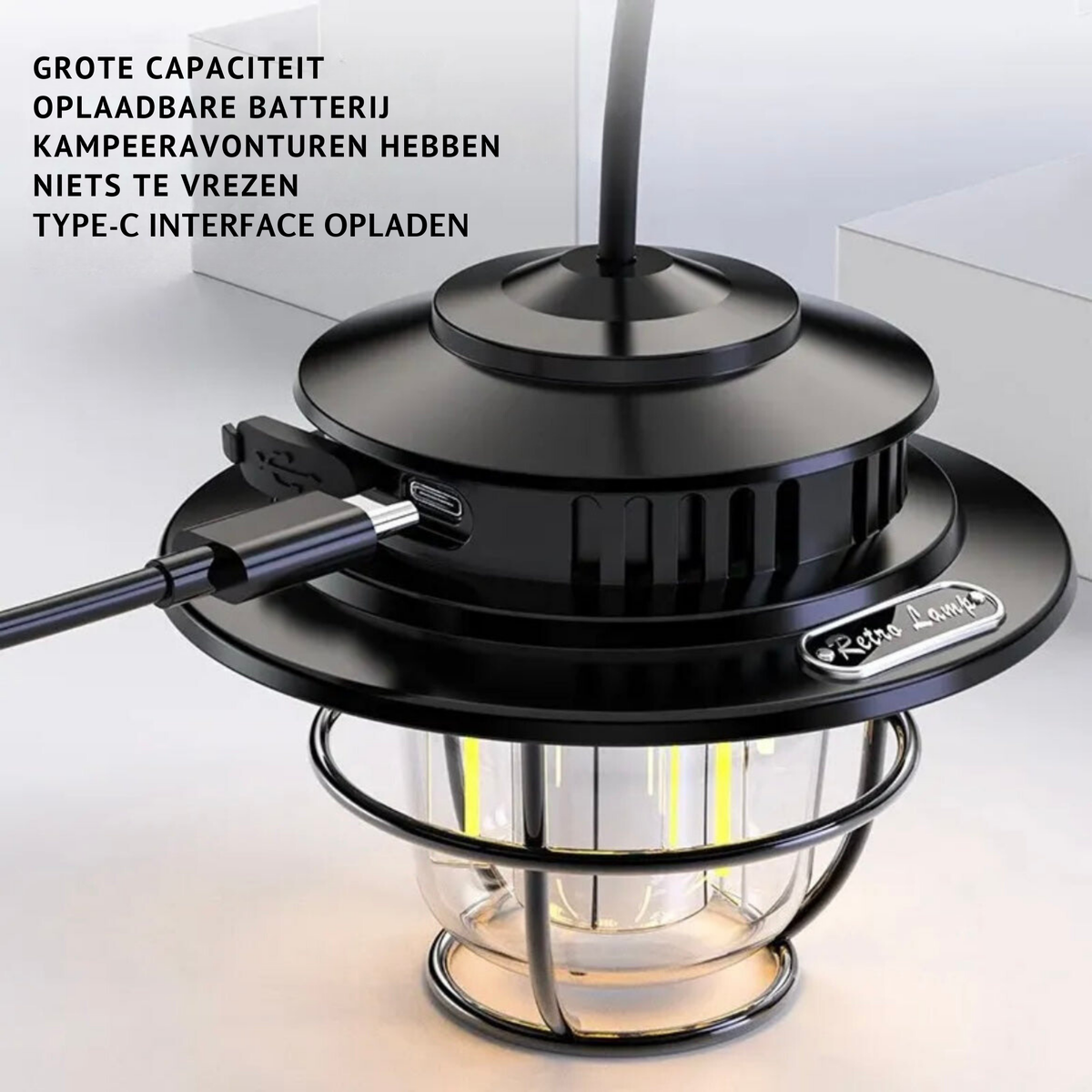 Draagbare led campinglamp