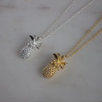Ananas bedel ketting – materiaal: Metaal, zinklegering — afbeelding 5