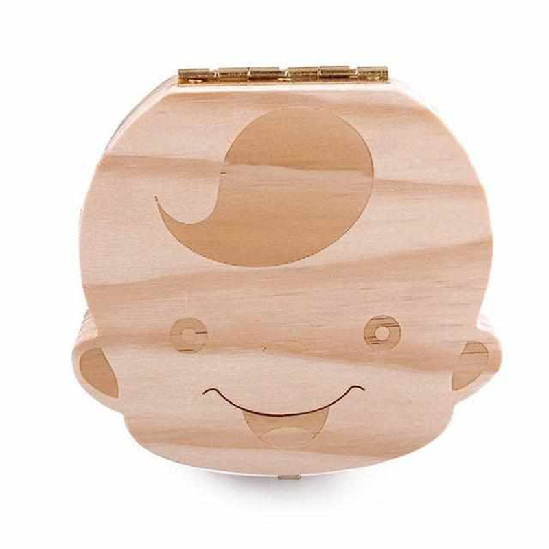 Houten tandendoosje voor kostbare herinneringen - tandenschat