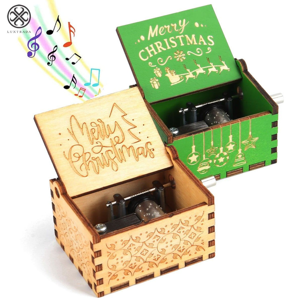 Muziekdoos met kerstthema