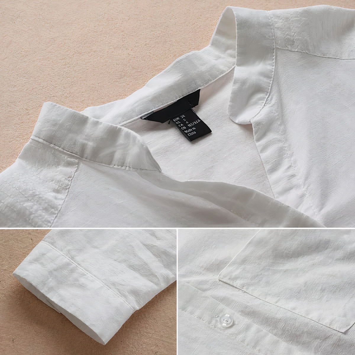 Luchtige katoenen linnen dames blouse