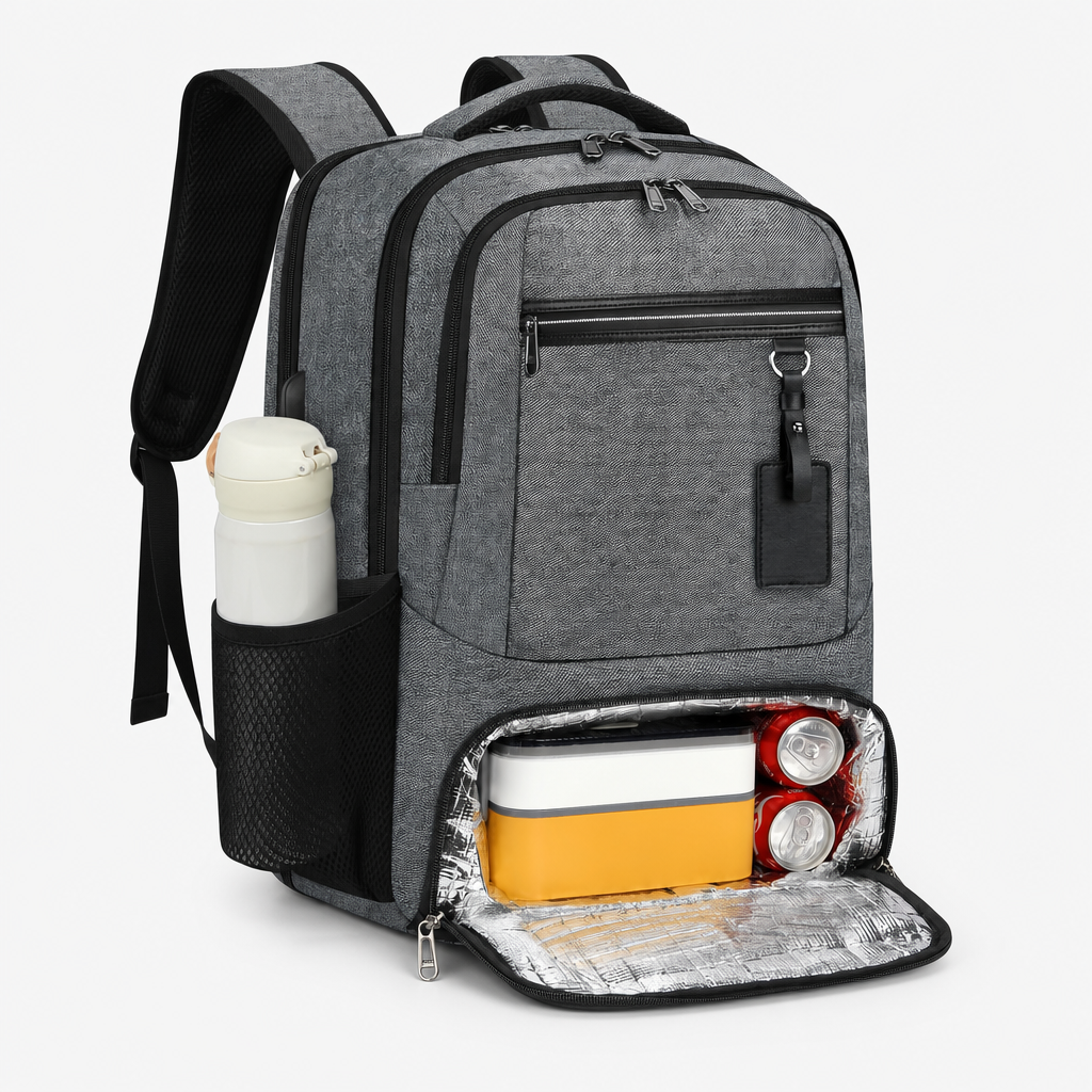 Rugzak met laptopvak & koelvak