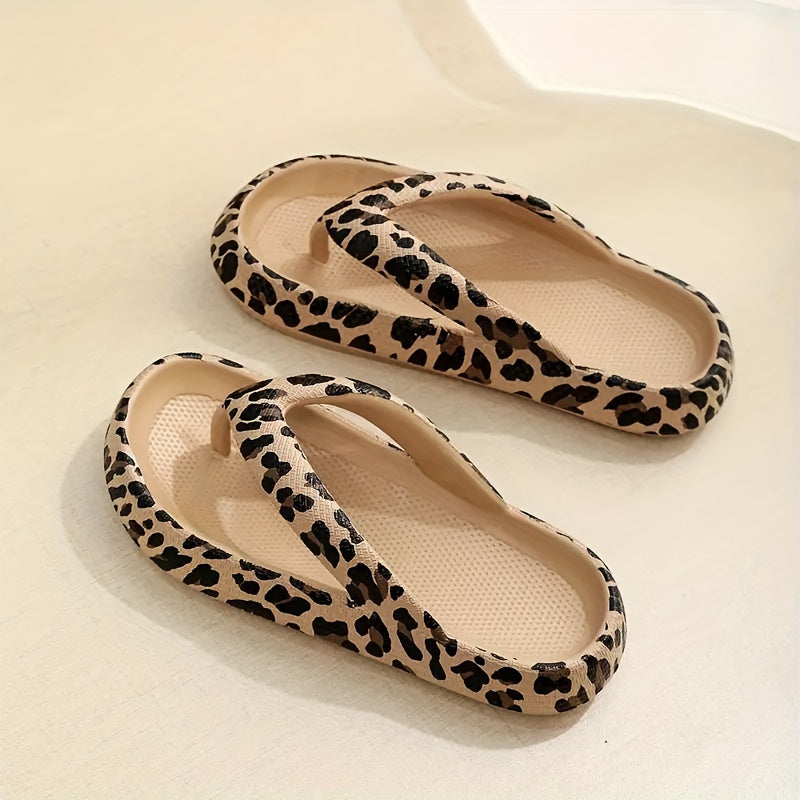 Ademende & antislip dames zomer slippers met print