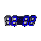3D LED wandklok met dimbare verlichting