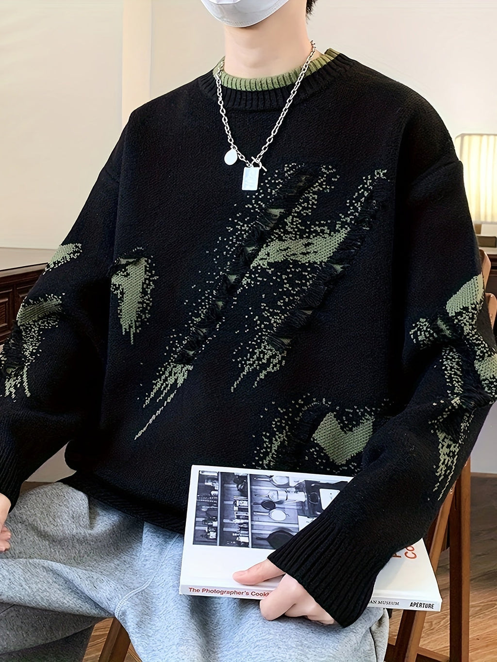 Oversized gebreide trui – Liva