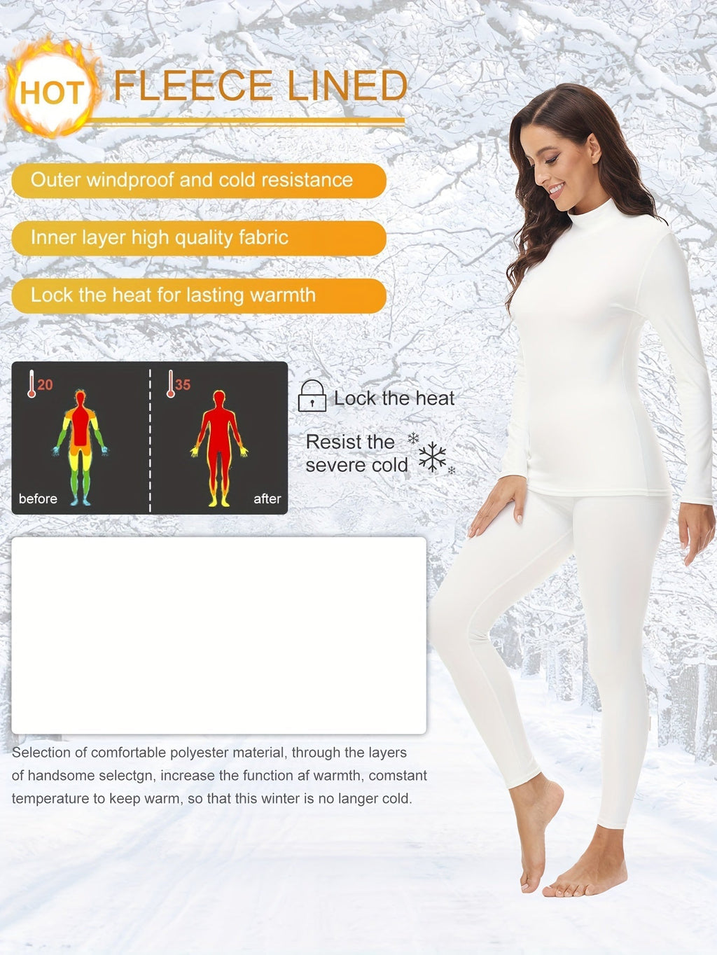 Tweedelige thermoset voor de koude wintermaanden
