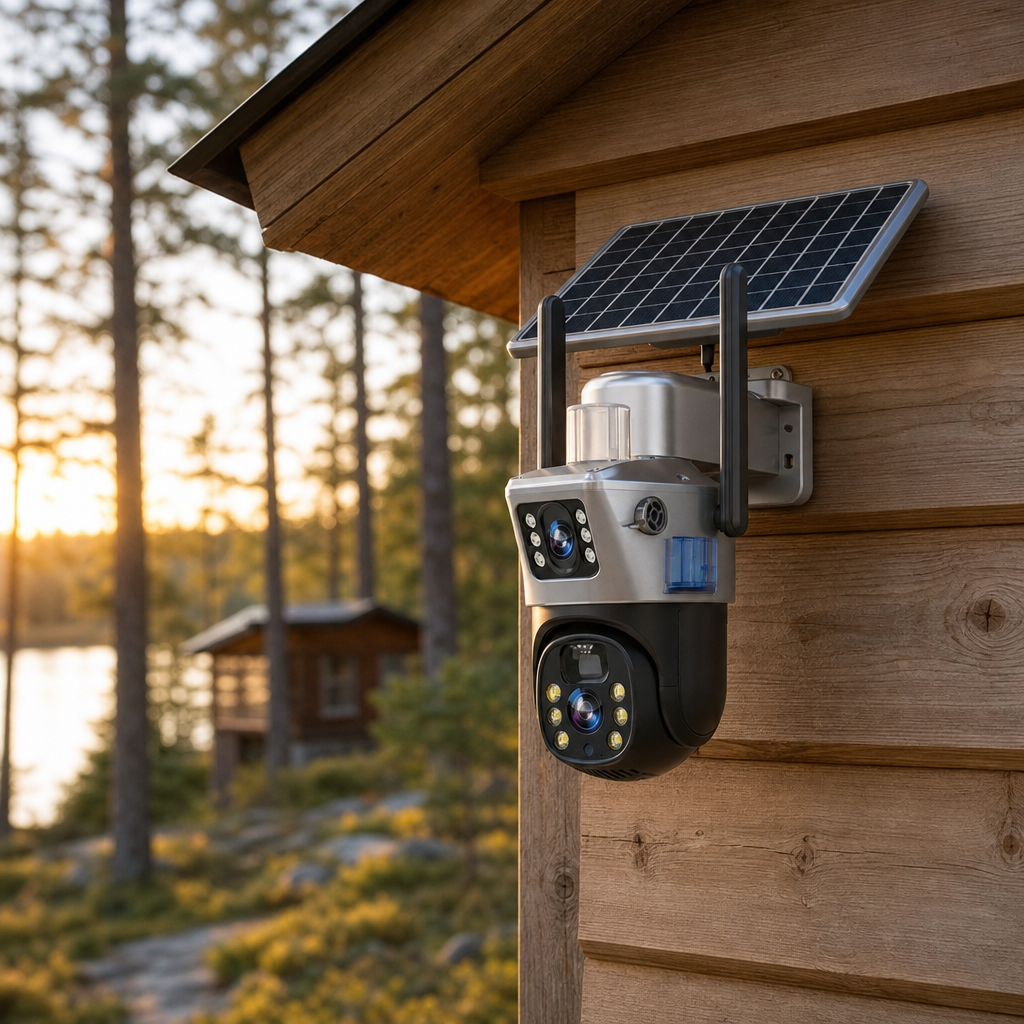 4K solar bewakingscamera – volledig draadloos