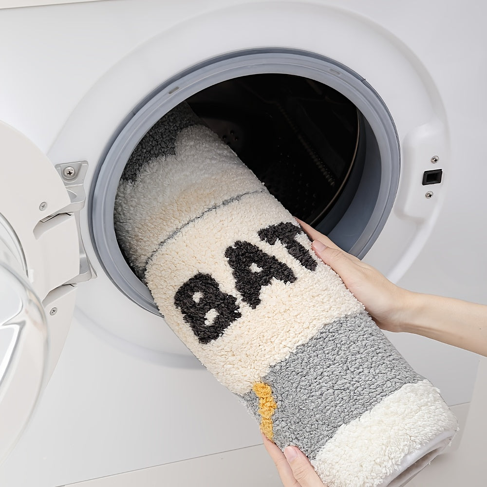 Superabsorberende antislip mat voor badkamer en toilet