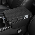 PU lederen auto armleuning mat