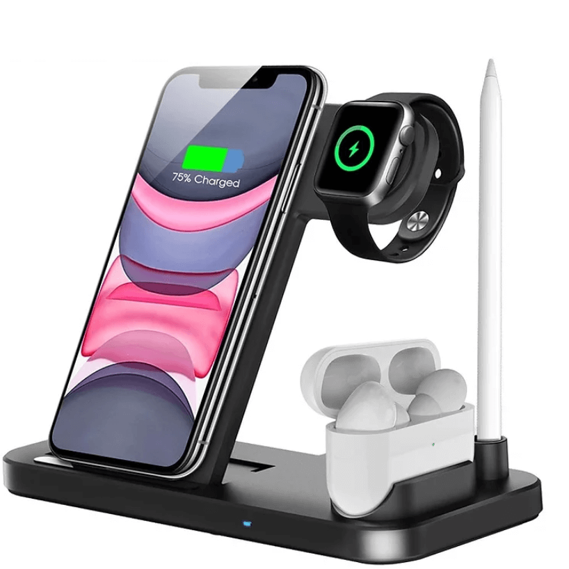 Draadloos oplaadstation, 4-in-1