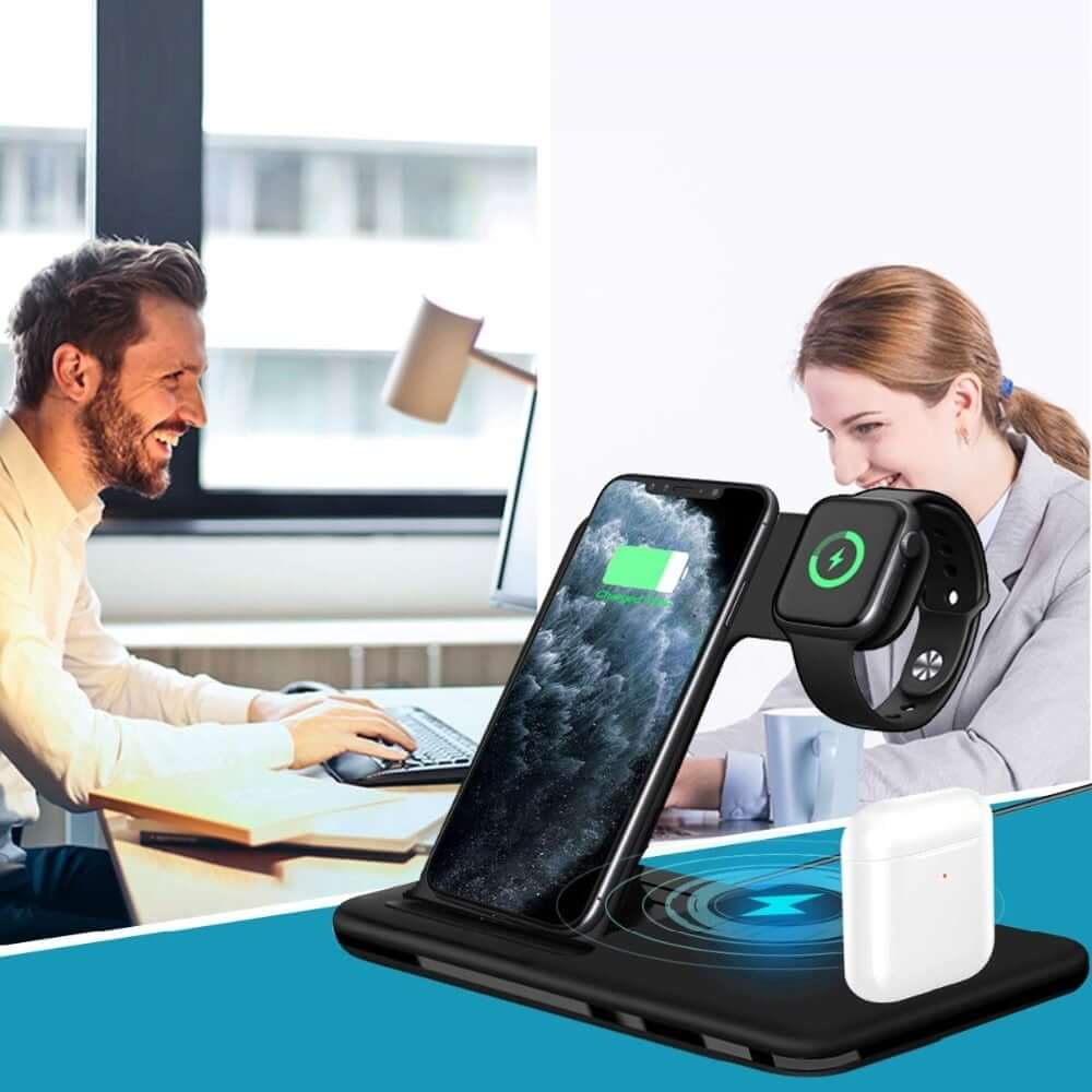 Draadloos oplaadstation, 4-in-1