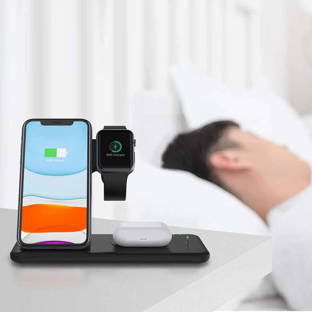 Draadloos oplaadstation, 4-in-1