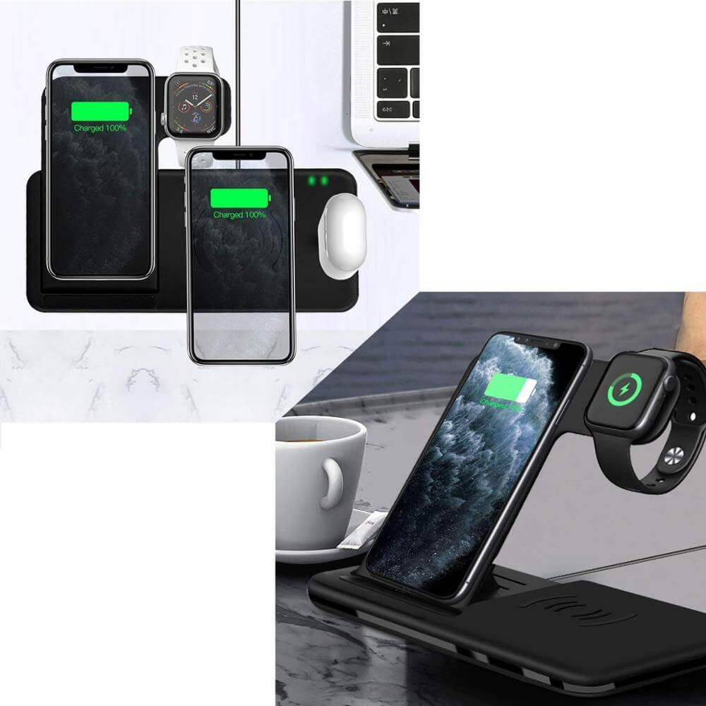 Draadloos oplaadstation, 4-in-1