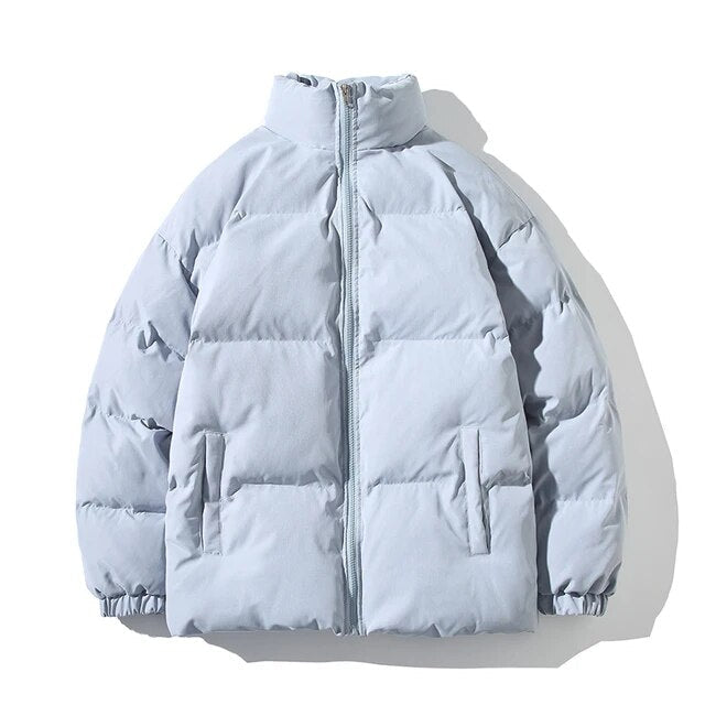 Casual winterjack met opstaande kraag