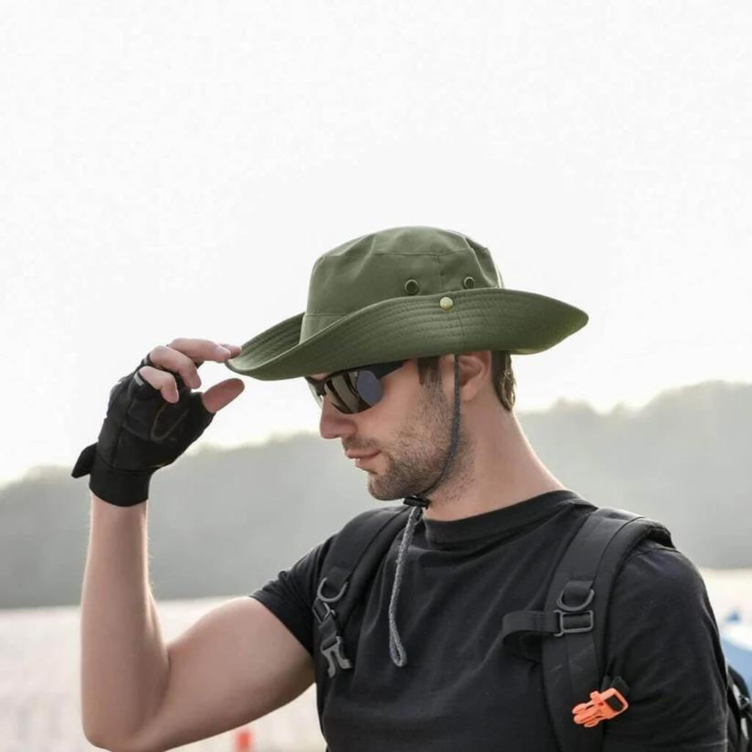 Outdoor buckethat met uv-bescherming